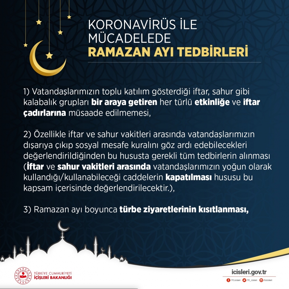 Ramazan Programı netleşti