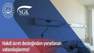 Nakdi ücret desteğinden yararlanan vatandaşlarımız!