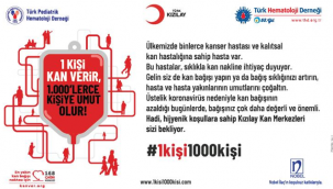 Bağışçılarımızı Türk Kızılay Kan Bağışı Merkezleri'ne Bekliyoruz