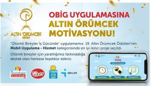 ''Otizmli Bireyler İş Gücünde'' Mobil Uygulamasına Altın Örümcek Motivasyonu