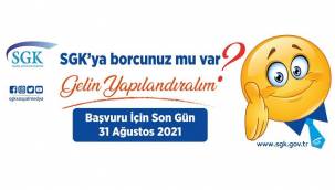 SGK borcunuz mu var?