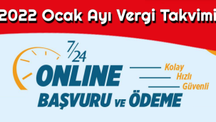 A'dan Z'ye 2022 Ocak ayı vergi takvimi!