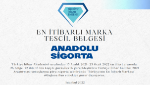 Anadolu Sigorta, “En İtibarlı Sigorta Markası” Seçildi