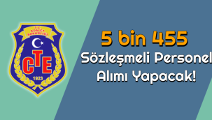 Ceza Evleri Genel Müdürlüğü 5 bin 455 sözleşmeli personel alımı yapacak!
