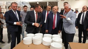 Çalışma ve Sosyal Güvenlik Bakanı Bilgin - Kütahya Porselen ve NG Kütahya Seramik'i ziyaret etti!