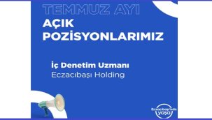 Temmuz ayı iş fırsatları - Eczacıbaşı Topluluğu!