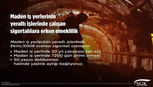 Erken emeklilik imkanı!