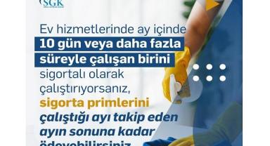 SGK '10 gün veya daha fazla çalışna ...'