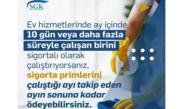 SGK '10 gün veya daha fazla çalışna ...'